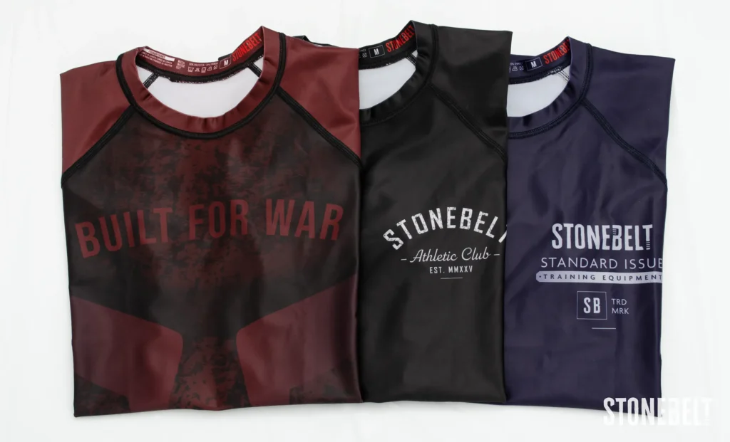 Gamme de rashguards Stonebelt Fightwear